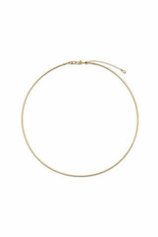 DUAL SQUARE NECKLACE 1.5MM IN GOLD & WHITE GOLD
