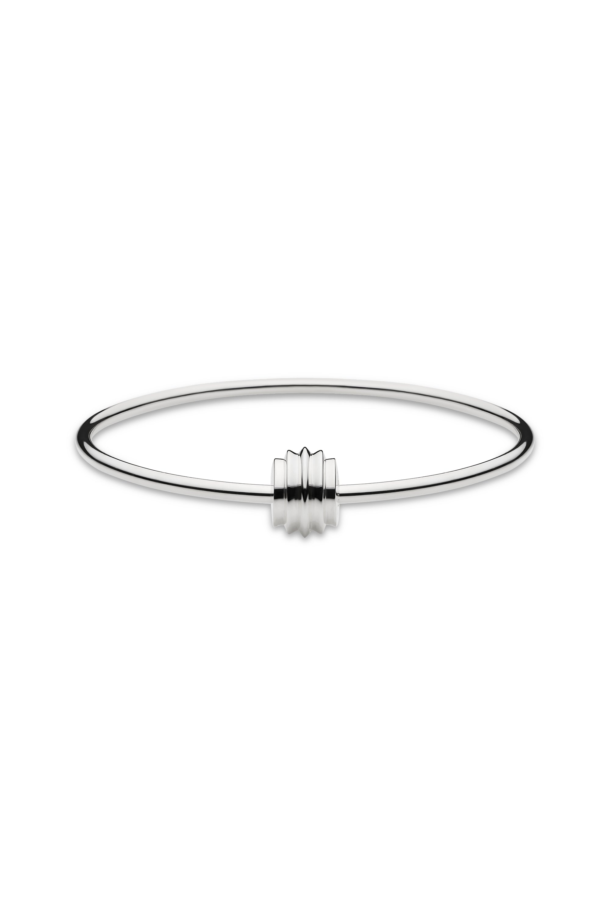 ESSENTIAL RIBBED SILHOUETTE BANGLE
