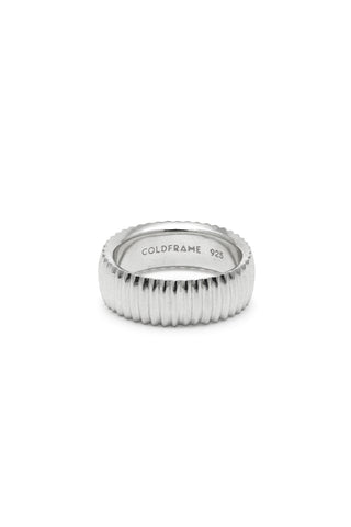 ESSENTIAL RIBBED SILHOUETTE RING SMALL