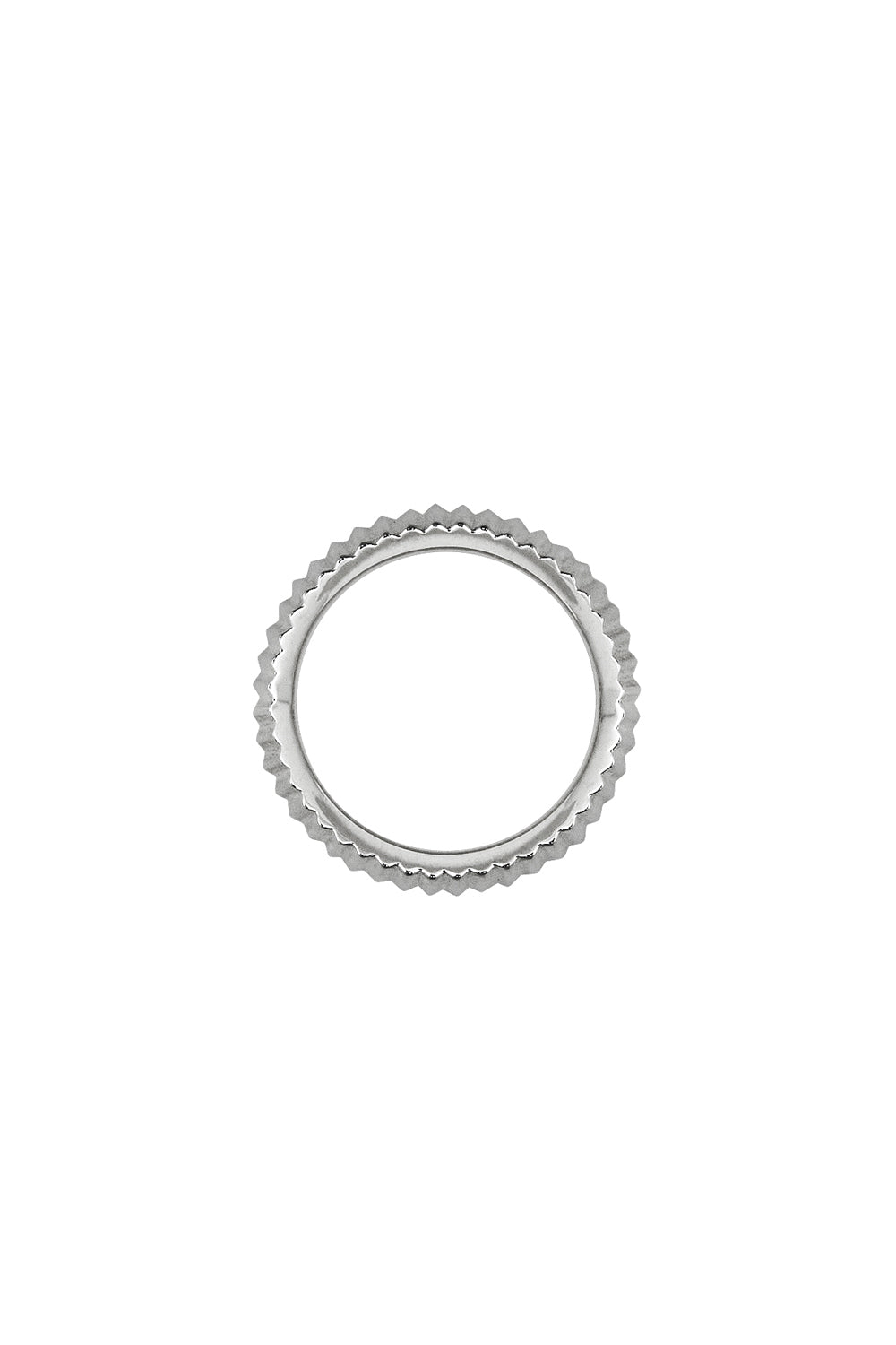 ESSENTIAL RIBBED SILHOUETTE RING SMALL