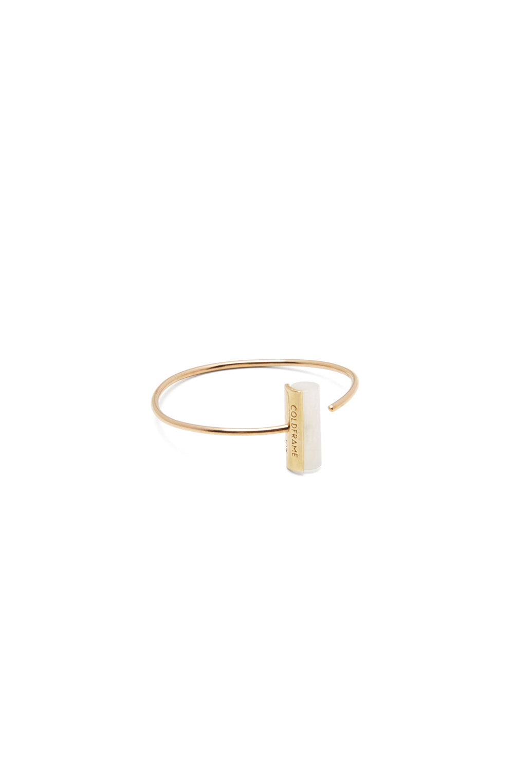 GOLD HOOP WITH QUARTZ M 2015