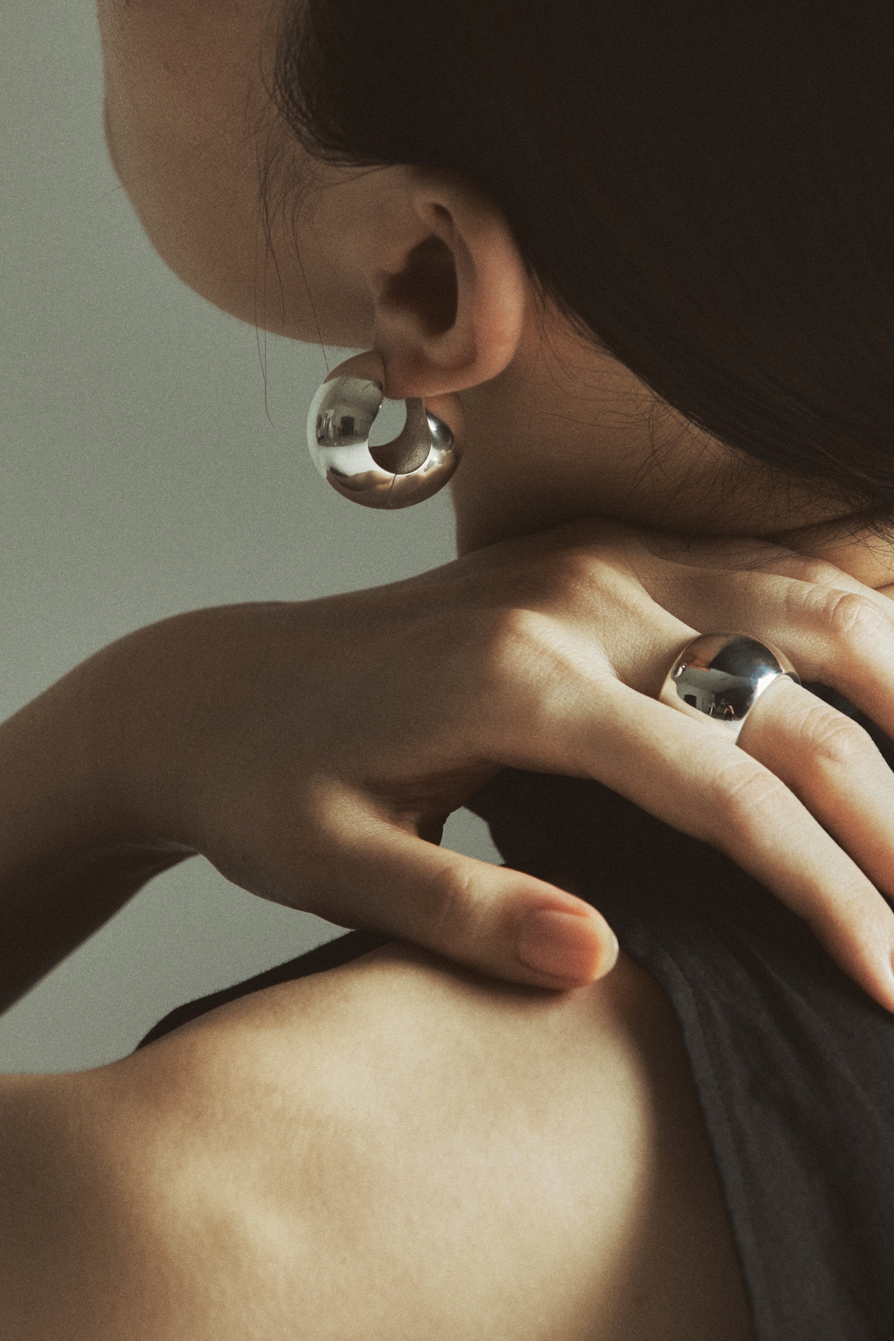 NEW LUX HUGGIE EARRINGS