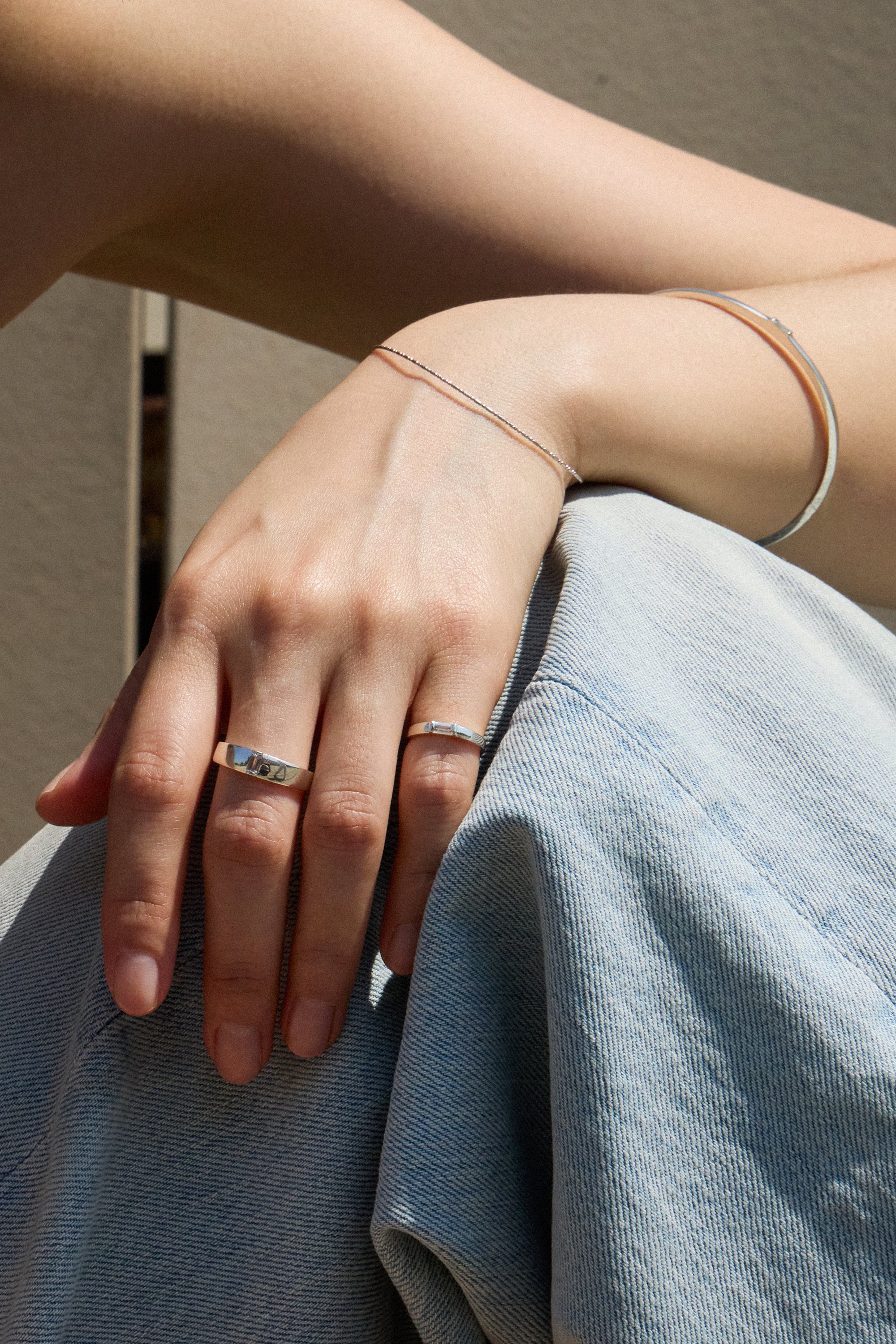 WHITE SAPPHIRE BRACELET