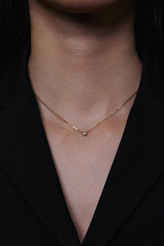 18K GOLD DIA PERFECTION NECKLACE LARGE